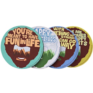 Bob Ross Coffee Mug With Bob Ross Quotes Bob Ross Gifts Bob Ross Merchandise  