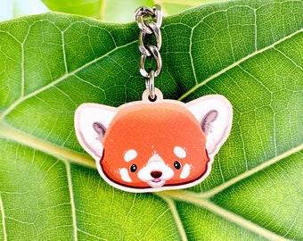 Cute Red Panda Keychain | Red Panda Gifts | Red Panda Merchandise