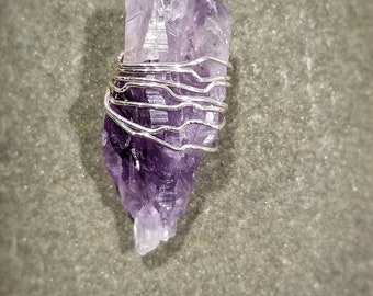 Tanzanite Aura Quartz pendant