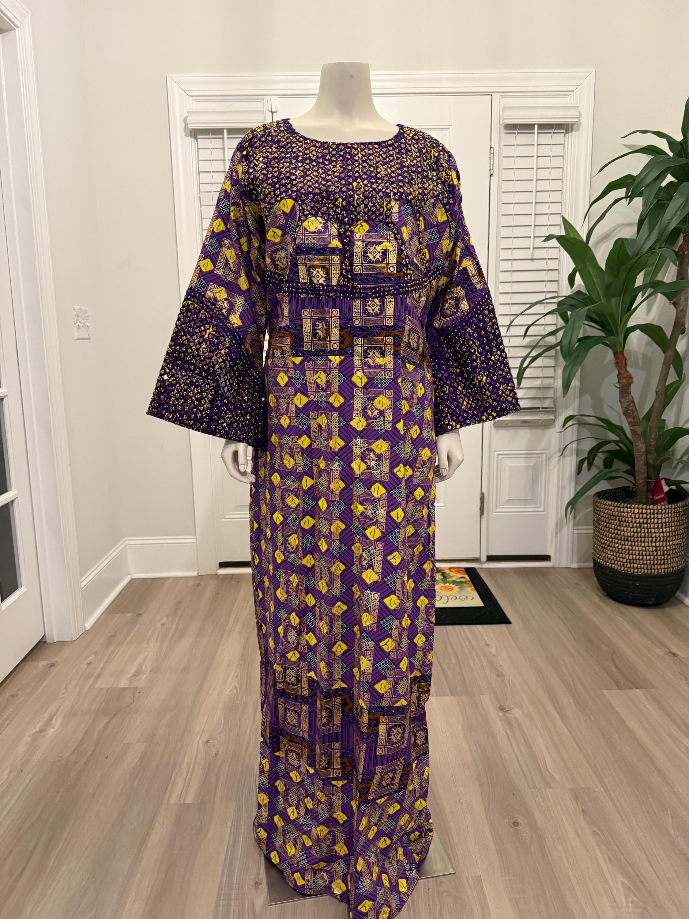 Ankara Stone Dress
