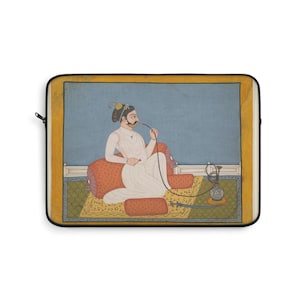 Elegant Hookah Art Laptop Sleeve, Laptop Case, Computer Sleeve, Bohemian Laptop Cover, Unique Gift for Him/Her, Modern Art Tech Accessory