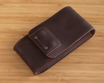 Leather EpiPen Case, Double Epi Pen Belt Holster