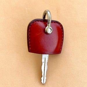 Handmade Full grain Leather Key Cover: Cracked or Broken Car Key Protector