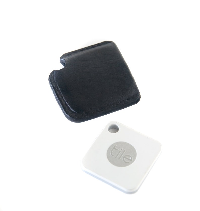 Natural Leather Cover For Tile Mate Key Phone And Anything Image 0