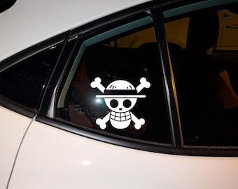 TSC "One Pirate Skull Logo Piece" Vinyl Sticker – Trendy Design – Waterproof & Durable – Custom Size