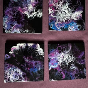 Acrylic Bloom Coasters - Universe