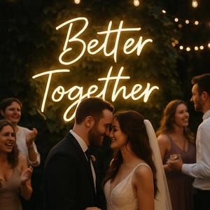 Custom Neon Sign: Personalized LED Light, Wedding & Home Decor