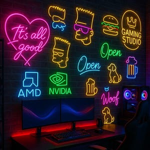 カスタムLEDネオンサイン：パーソナライズされた照明付き壁装飾