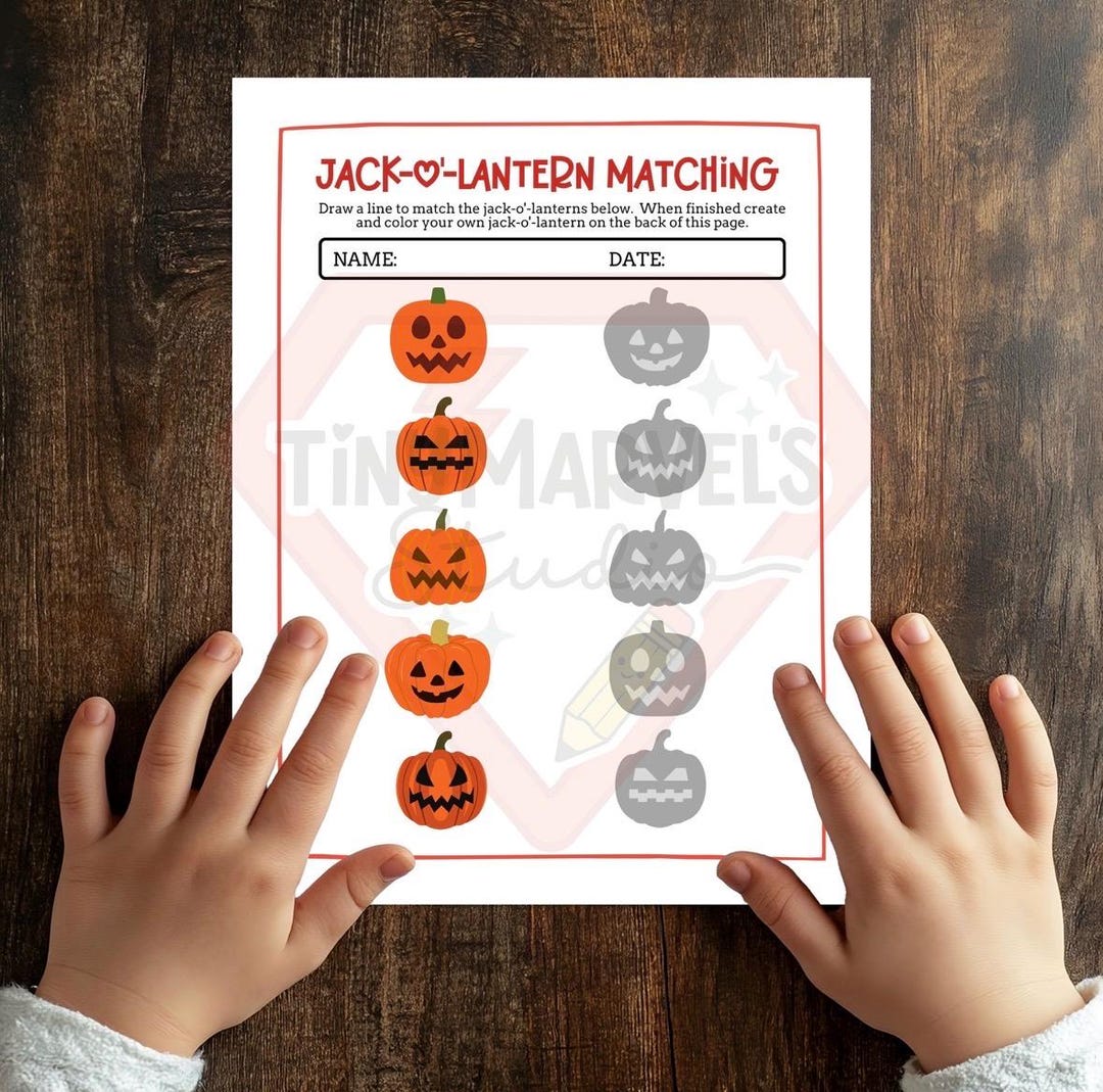 Halloween Kids Activity Pack: Printable Worksheet Bundle (PDF) - Etsy UK