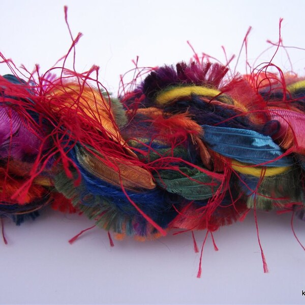 Yarn Bundle: 50 yards of gorgeous rainbow fibers 'Rainbow'