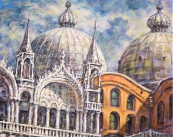 Mid Century Modern Art by Bouvier De Cachard - 64, Piazza
