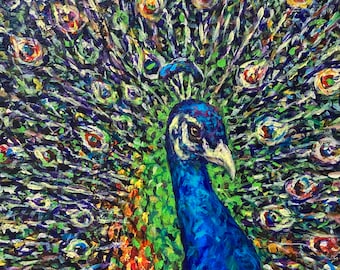 Peacock Magnificent, Peacock Portrait,