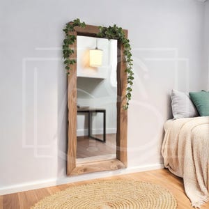 Solid Wood Bathroom Mirror – Nil
