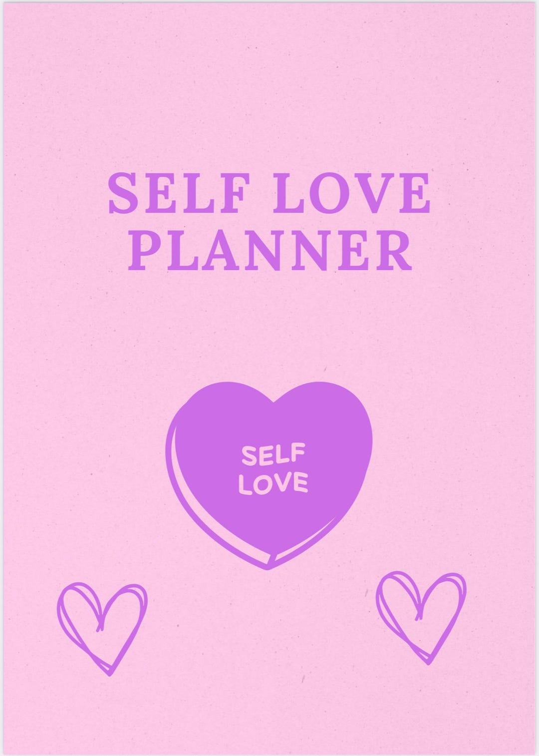 Pretty in Pink Self Love Planner | Printable Wellness & Self Care ...