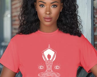 Spiritual Witchy T-Shirt – Empowerment Graphic Tee for Yoga & Meditation