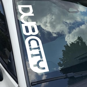 Dub city Decal Choose Your Size Vinyl Sticker Window Bumper JDM Banner Calcomanía 20+ Colors