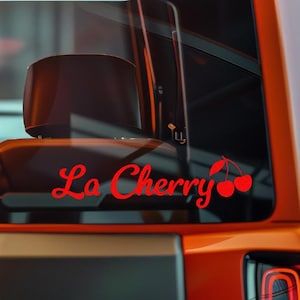 20+ Colors & Sizes La Cherry Vinyl Decal Sticker Window Laptop Bumper Holograph Chrome Carbon Calcomanía Wall Mural