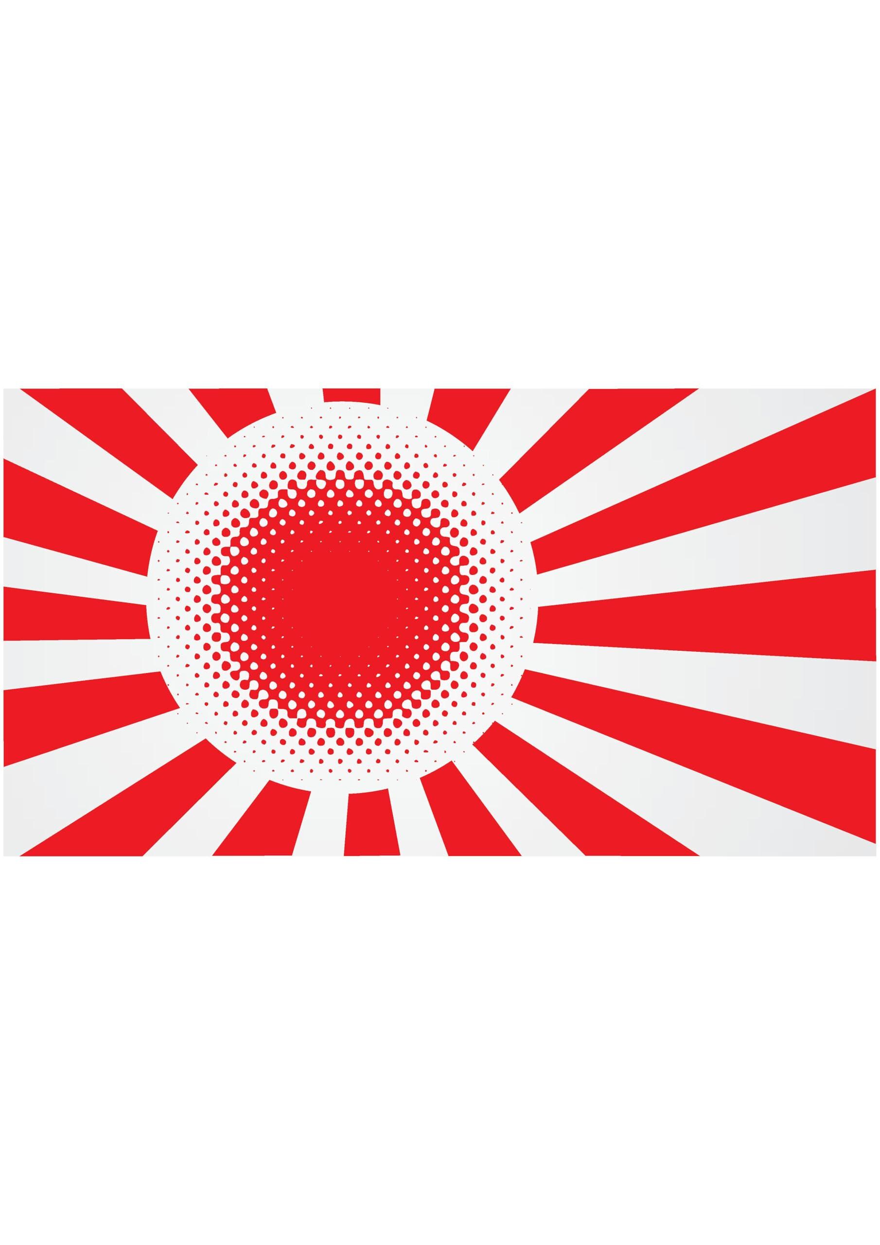 Japanese Rising Sun Vinyl Japanese Rising Sun Vinyl Decal Sticker (waterproof, Uv-resistant) - Etsy