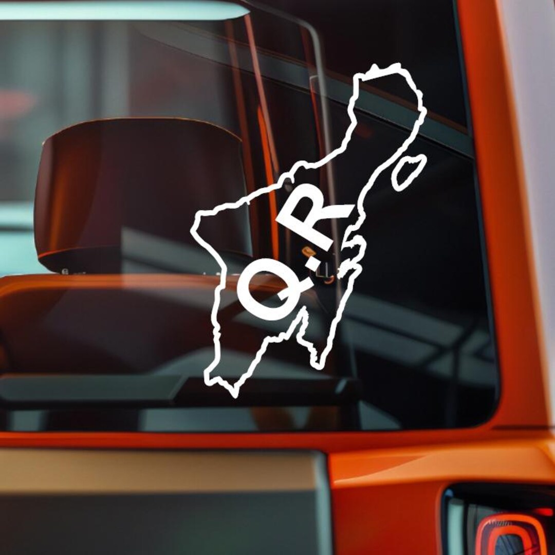 Barra Roo Sticker 20+ Colors & Sizes Vinyl Estado De Quintana Roo Decal Sticker Window ...