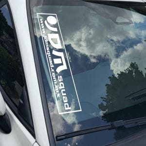 JDM Squad Com.MX Decal Choose Your Size Vinyl Sticker Window Bumper JDM Banner Calcomanía 20+ Colors