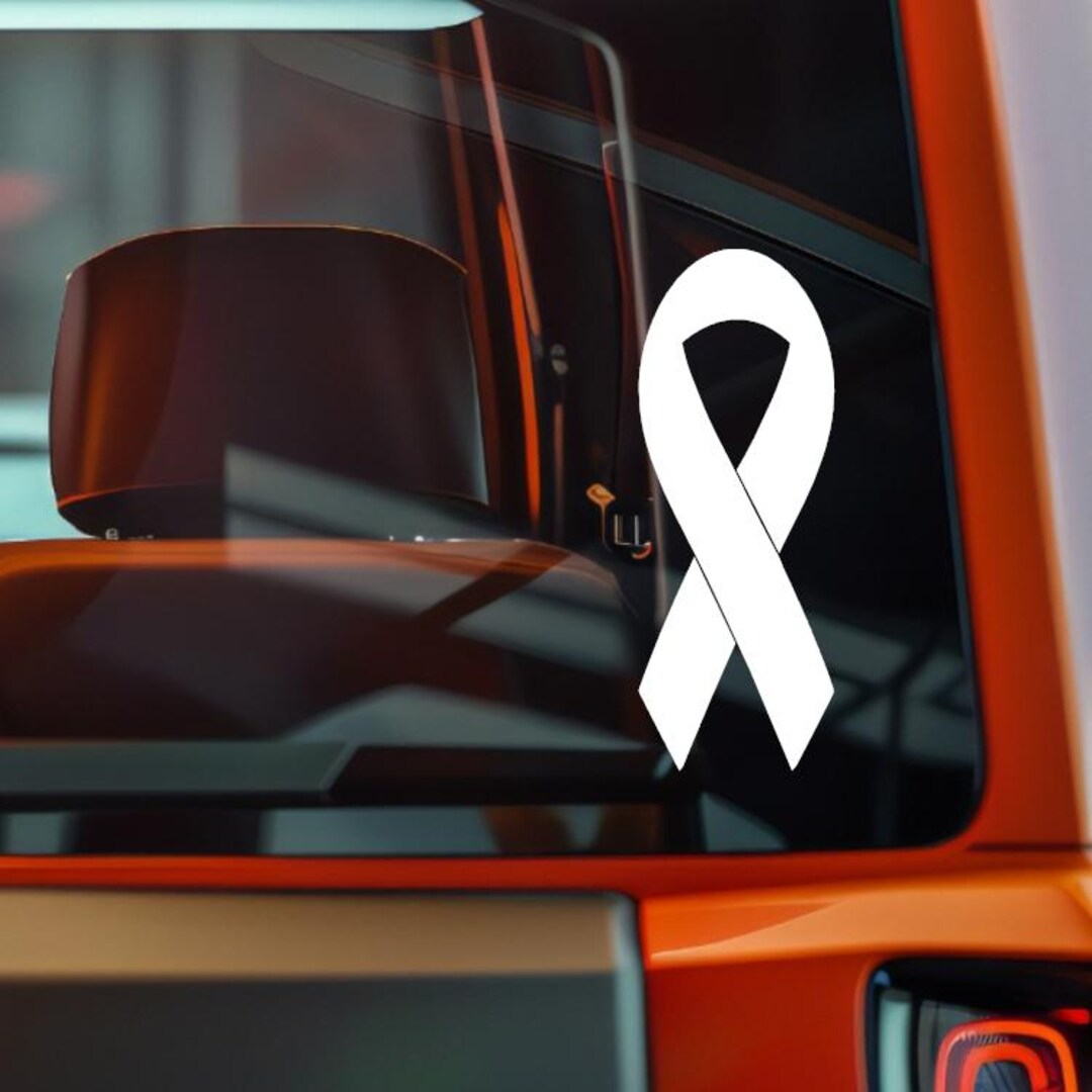Awareness Ribbon Vinyl Decal: Waterproof Car, Laptop, Window Sticker - Etsy
