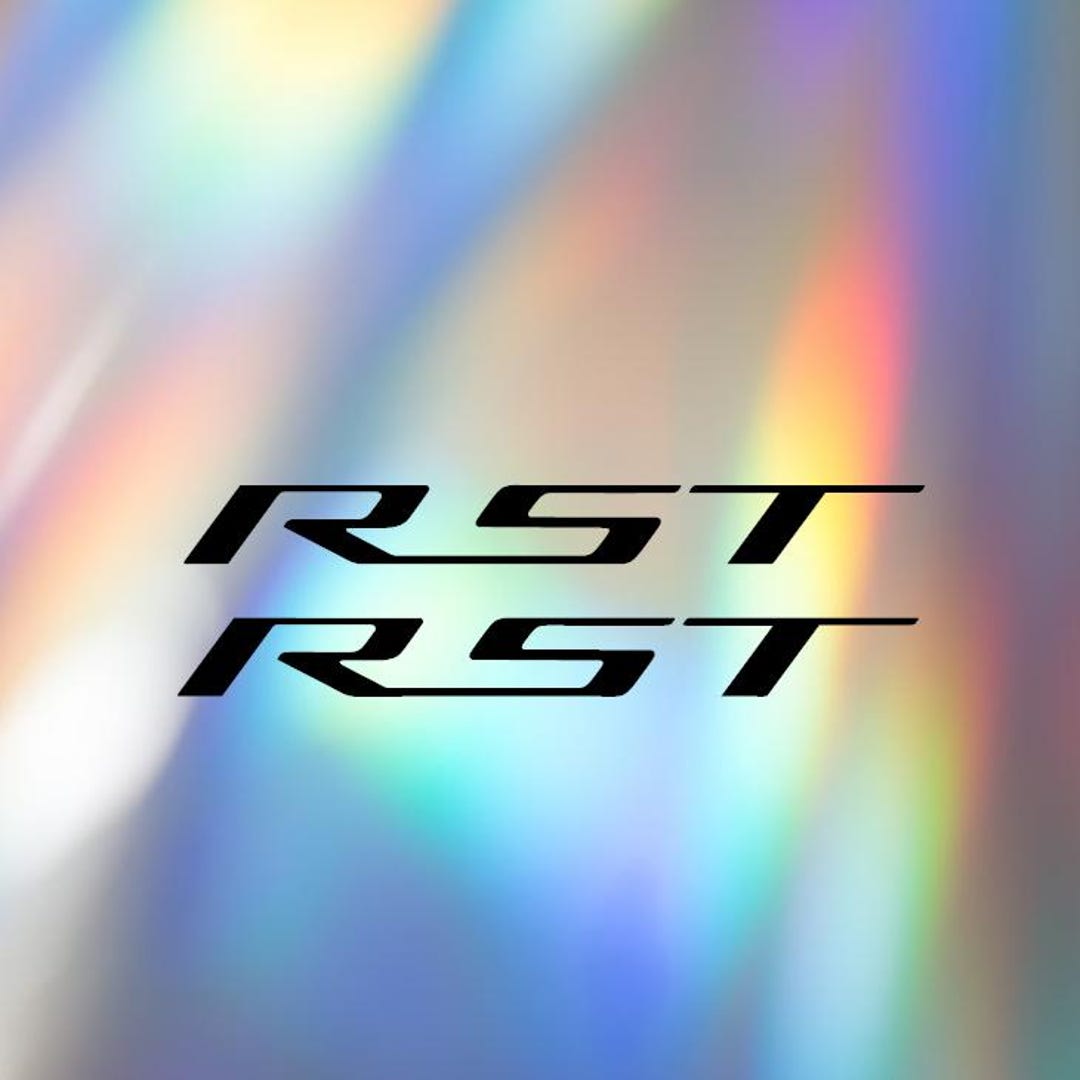 Sticker Rst Vynil RST Vinyl Decal Sticker - Waterproof Car Bumper Decal (pair) - Etsy