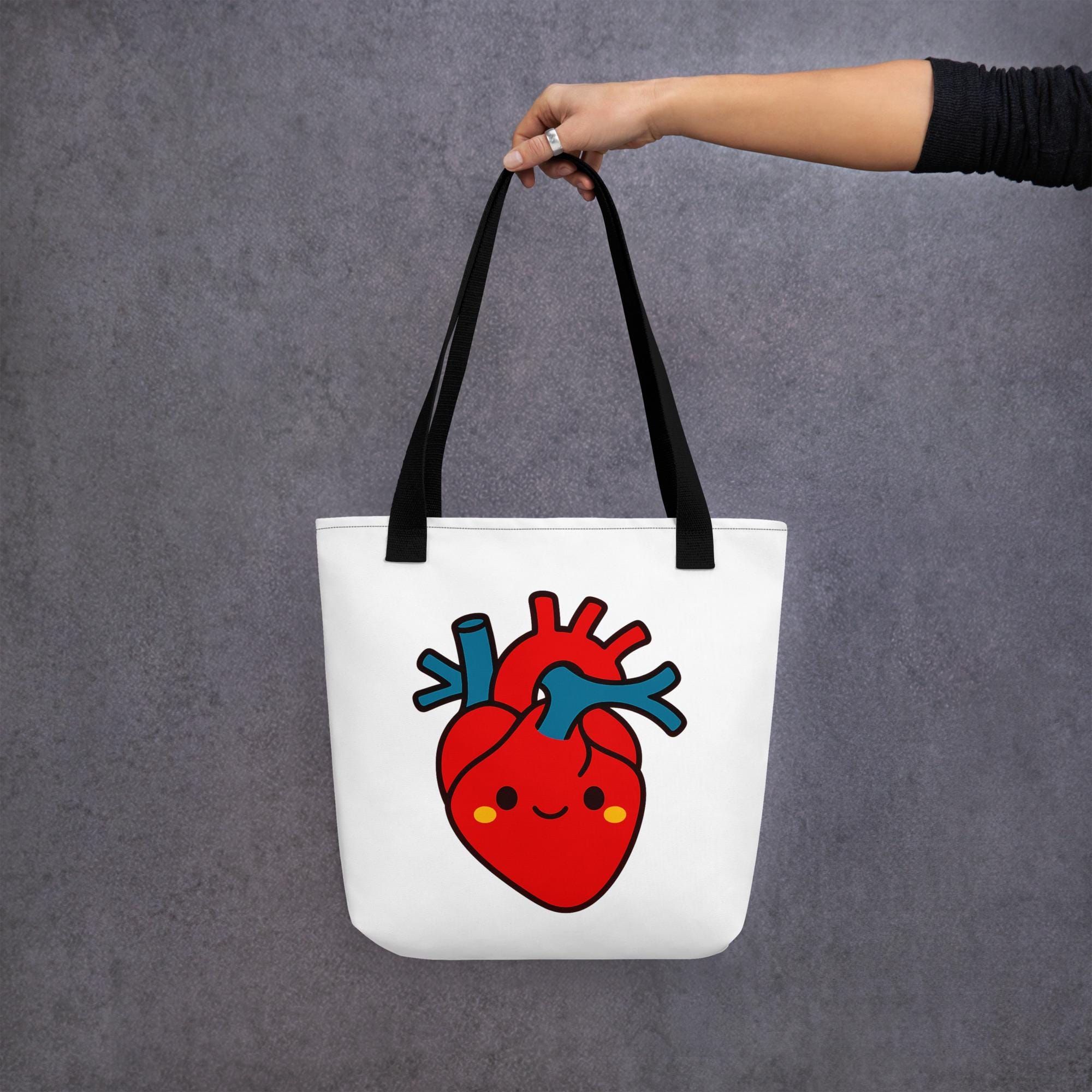 Anatomical heart tote bag - Etsy 日本