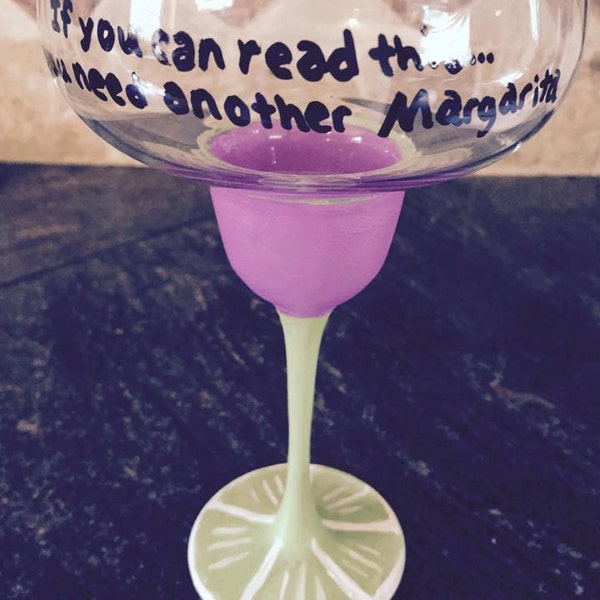 Fun Margarita Glass