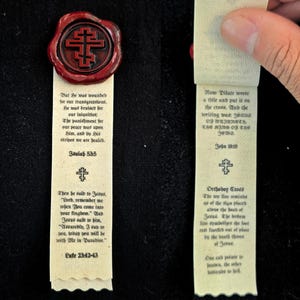 ORTHODOX CROSS Seal of Eternal Purity: Warhammer 40k-Inspired Christian Purity Seals image 1