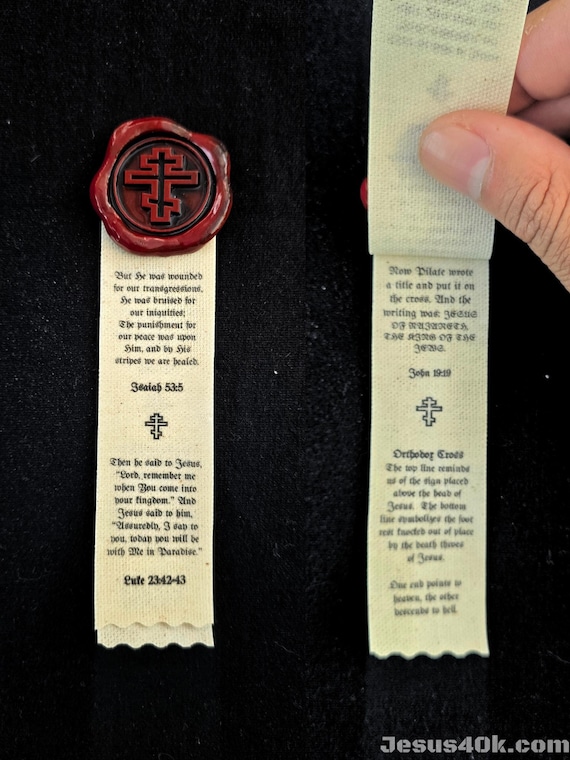 ORTHODOX CROSS Seal of Eternal Purity: Warhammer 40k-Inspired Christian Purity Seals