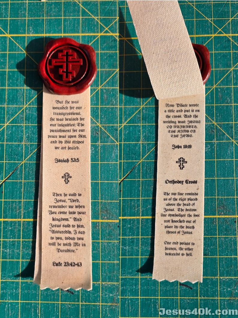 ORTHODOX CROSS Seal of Eternal Purity: Warhammer 40k-Inspired Christian Purity Seals image 2