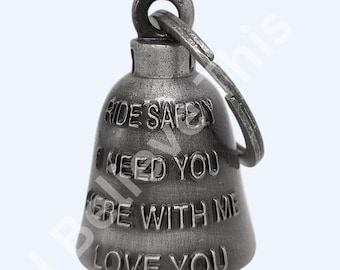 3-D Motorcycle Bell, for Good Luck, Light Weight Ride Safely Bell, Biker Gift
