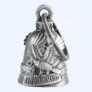 Eagle Live to Ride Motorcycle Bell 3d Impact Resistant, Biker Gift,