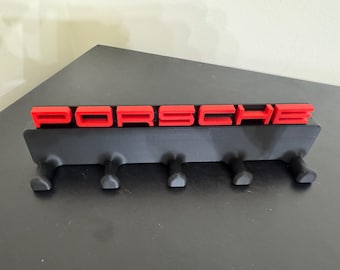 Porsche key holder rack hanger 3d printed