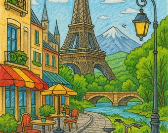 Kids' World Travel Coloring Book | 24 Country Pages (Printable PDF, PNG Included)