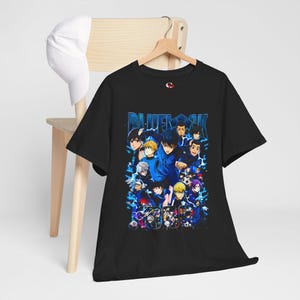 Camiseta gráfica de anime Blue Lock: Camiseta manga estilo delantero de fútbol