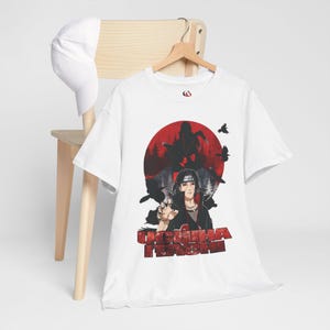 Anime Graphic T-Shirt: Red Moon Ninja - Japanese Streetwear