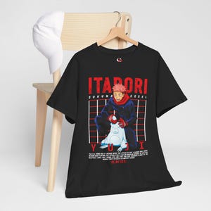 Anime Graphic T-Shirt: Cursed Energy Fighter, Japanese Streetwear