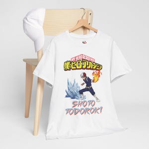 Half Cold Half Hot Anime T-Shirt: Hero Style Manga Tee