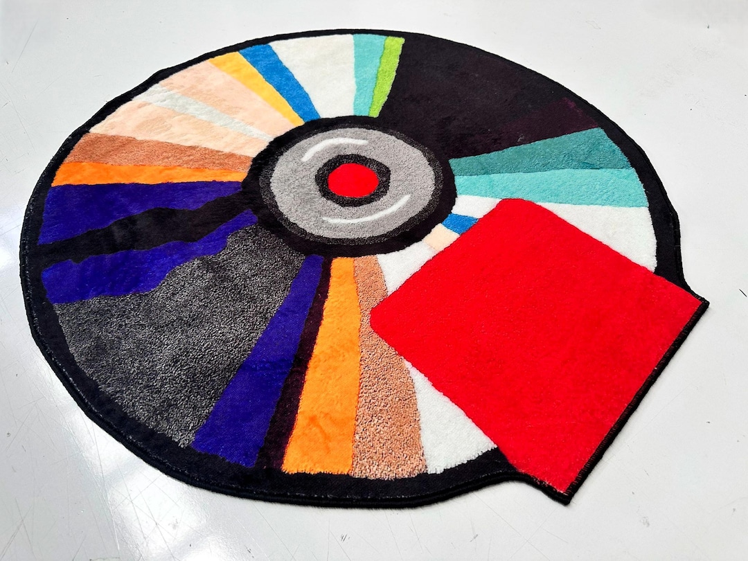 Kanye West CD Rug, CD Rug, Music Album Rug, Kanye West Bear Rug, Music ...