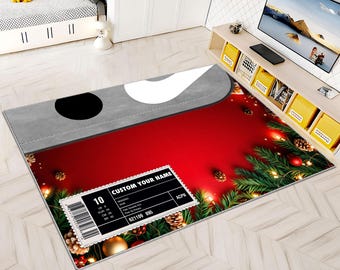 New Year's gift, Happy New Year, Sneakers Shoes Rug, Custom Rug, Personalized Rug, Street, Sneakers Decor, Sneaker Art, Area Rug, Shoes Room