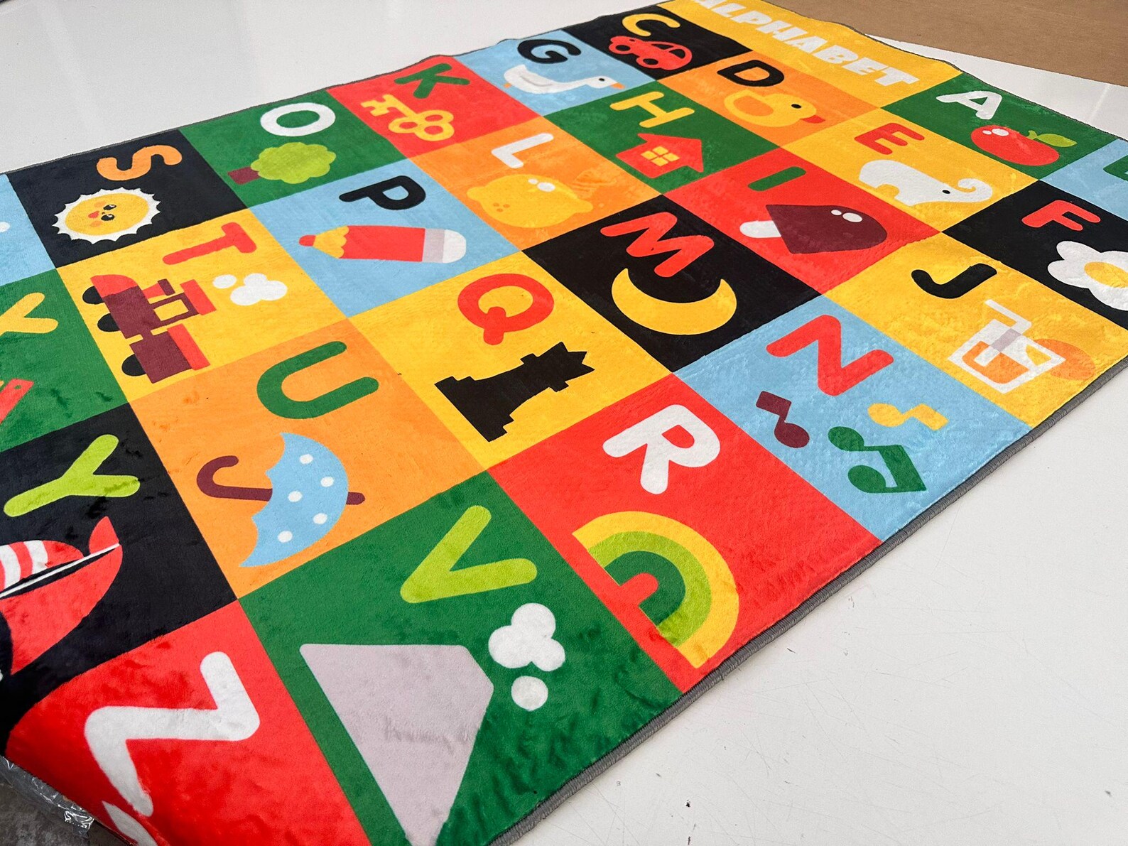 Alphabet Kids Rug, Letters Alphabet Rug Playroom, Nursery Decor, Cute ...