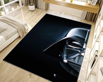 Darth Vader Rug, Star wars Rug, Star Wars Characters, Star wars Themed Rug, Young Room Rug, Boys Room Rug, Custom Rug, Personalized,Area Rug