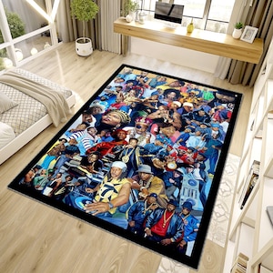 Tapis hip hop, tapis collage stars du rap, tapis musique, tapis légendes, tapis de rappeurs, décoration musicale, tapis de salle de musique, superbe tapis, carpette, cadeaux pour lui