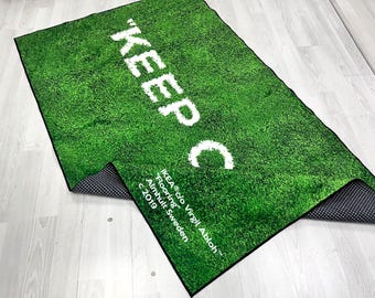 Keep Off Rug, Green Rug, Grass Pattern Rug, Modern Rug, Runner Rug, Home Decor, Area Rug, Aesthetic Rug, Rugs for Living Room, Housewarming