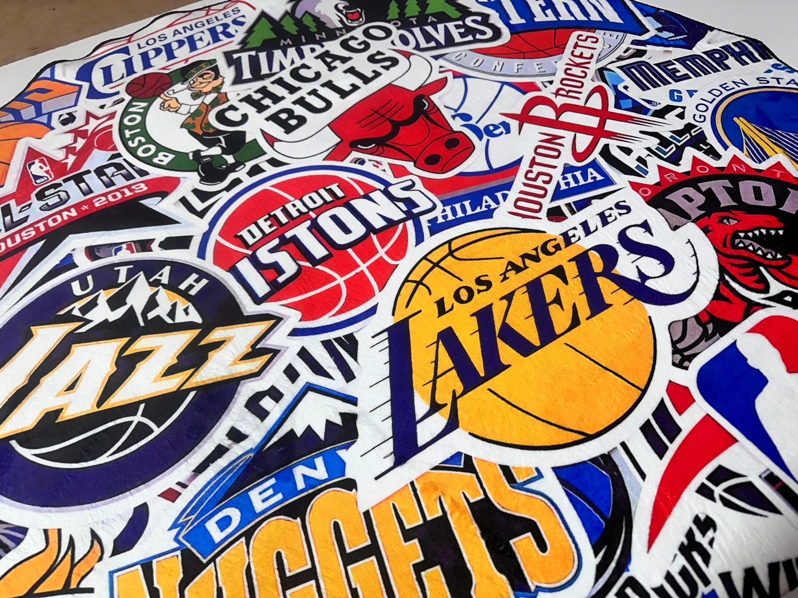 Nba Outdoor Rugs Nba Team Rug, Round Rug, Basketball Rug, Boys Room Rug, Sport Rug ...