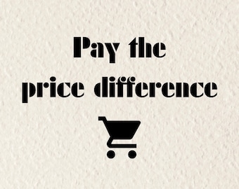 Paga la differenza di prezzo