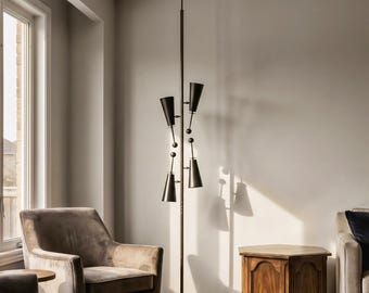 ヴィンテージフロアポールランプ 1950年代 Lightolier メタル - Etsy 日本