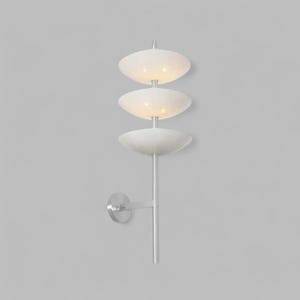 Sputnik Brass Wall Sconce – Triple Layer Mid-Century Modern Light