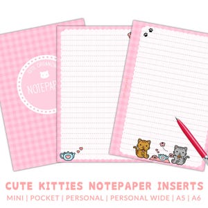 PRINTED notepaper planner inserts Filofax | Louis Vuitton | Kikki.K | Gillio | Mulberry |Van der Spek image 1